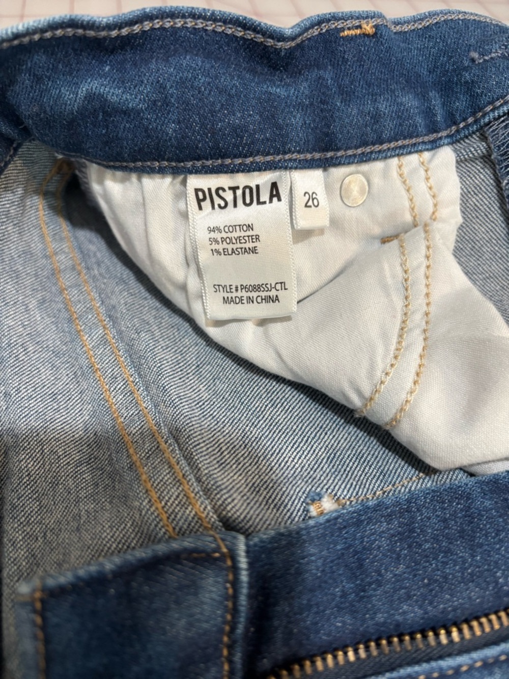 PISTOLA cropped straight leg - Picture 7 of 8